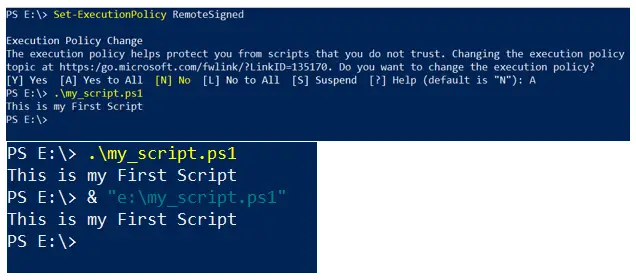 Powershell Commands