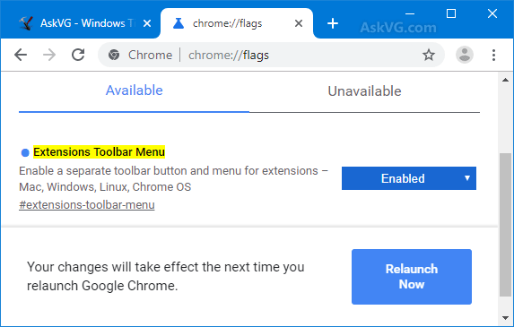 chrome extension Toolbar 