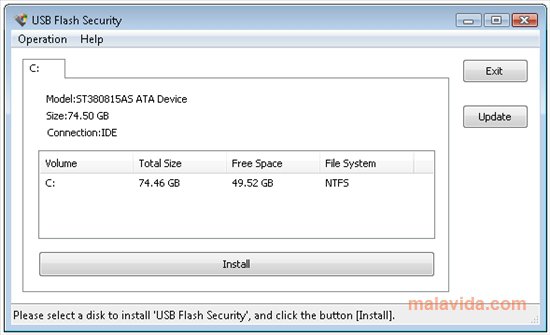 USB Flash Security for Encrypt a USB Flash Drive