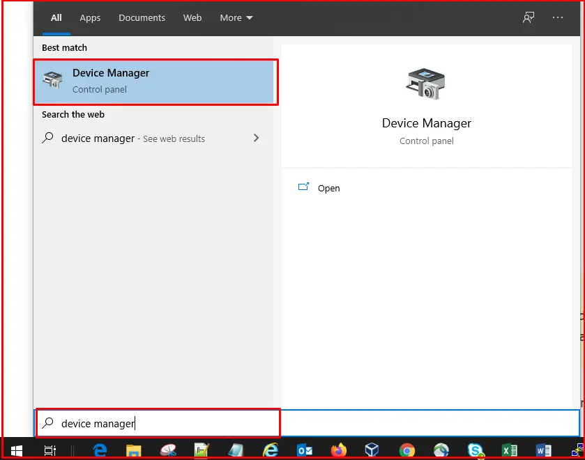 How to Open Device Manager