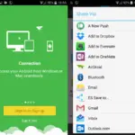 Transfer files from Android to PC